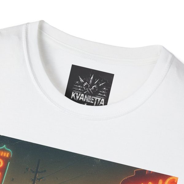 Vintage Diner Graphic Tee, Retro Softstyle T-Shirt, Unisex Casual Wear, Perfect for Road - Image 2