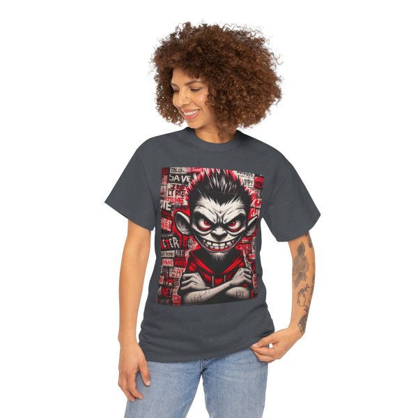 Edgy Graphic Tee for Rebels, Cool Unisex Heavy Cotton T-Shirt, Streetwear, Gift for Teen - Image 31