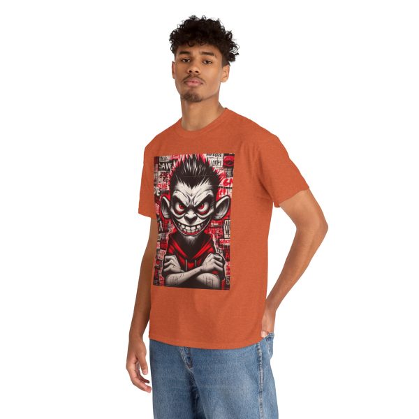 Edgy Graphic Tee for Rebels, Cool Unisex Heavy Cotton T-Shirt, Streetwear, Gift for Teen - Image 13