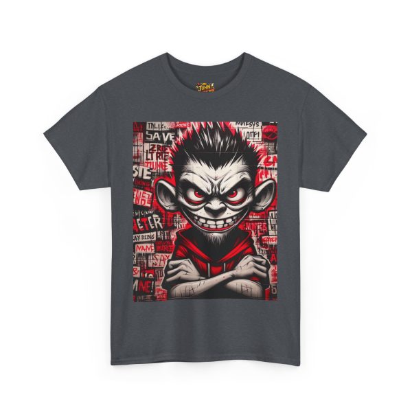 Edgy Graphic Tee for Rebels, Cool Unisex Heavy Cotton T-Shirt, Streetwear, Gift for Teen - Image 30