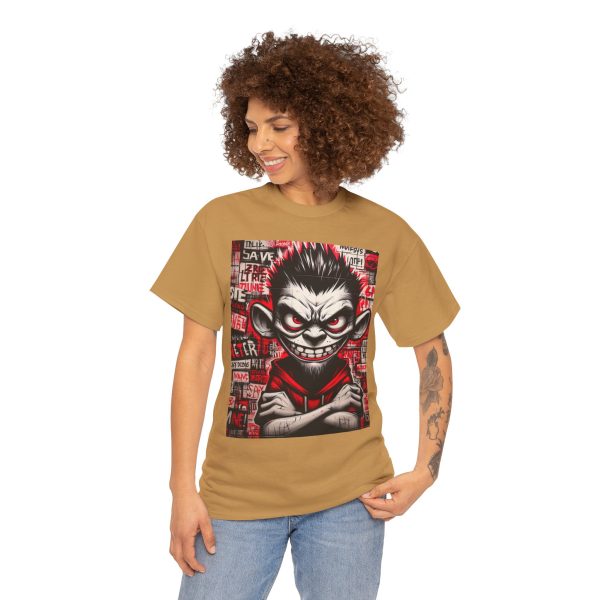 Edgy Graphic Tee for Rebels, Cool Unisex Heavy Cotton T-Shirt, Streetwear, Gift for Teen - Image 19