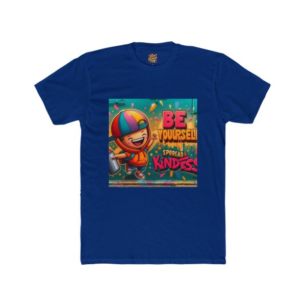 Inspirational Crew Tee for Kids - 'Be Yourself, Spread Kindness', Motivational T-Shirt - Image 15