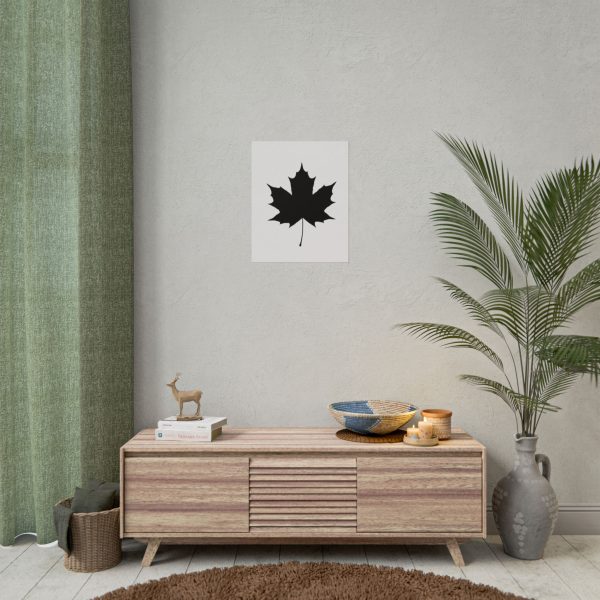 Minimalist Leaf Rolled Poster | Scandinavian Wall Art for Nature Lovers, Home Decor, Gift for Friends - Image 2