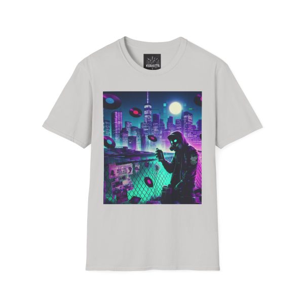 Urban Vibe Graphic Tee | Retro City Night T-Shirt, Music Lover Gift, Streetwear Style - Image 8