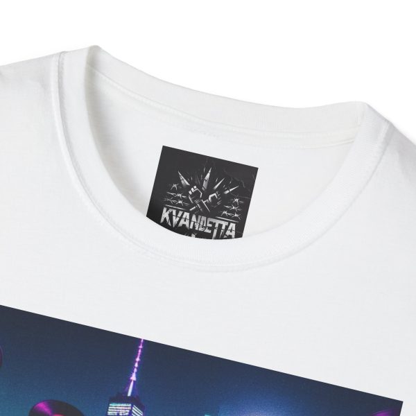 Urban Vibe Graphic Tee | Retro City Night T-Shirt, Music Lover Gift, Streetwear Style - Image 2