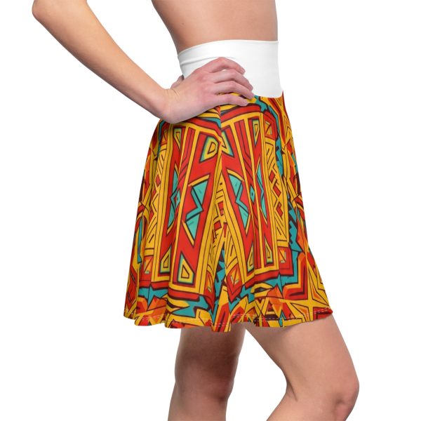 Vibrant Women's Skater Skirt - Boho Chic, Summer Fashion, Festival Wear, Casual Outfits - Image 3