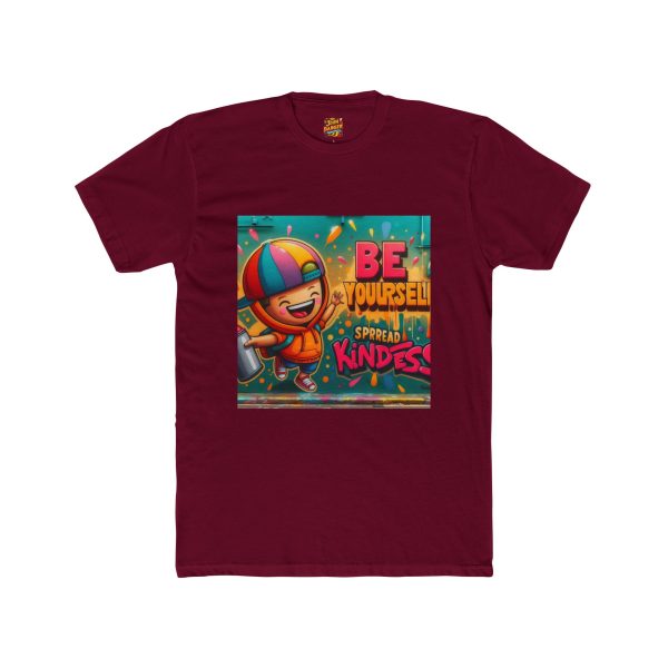 Inspirational Crew Tee for Kids - 'Be Yourself, Spread Kindness', Motivational T-Shirt - Image 19