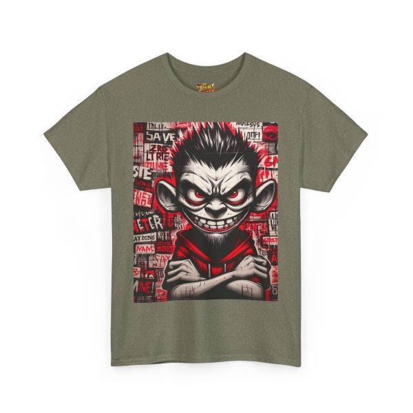 Edgy Graphic Tee for Rebels, Cool Unisex Heavy Cotton T-Shirt, Streetwear, Gift for Teen - Image 24