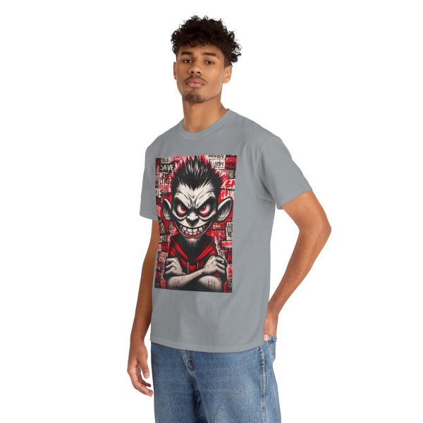 Edgy Graphic Tee for Rebels, Cool Unisex Heavy Cotton T-Shirt, Streetwear, Gift for Teen - Image 29