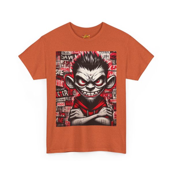 Edgy Graphic Tee for Rebels, Cool Unisex Heavy Cotton T-Shirt, Streetwear, Gift for Teen - Image 11