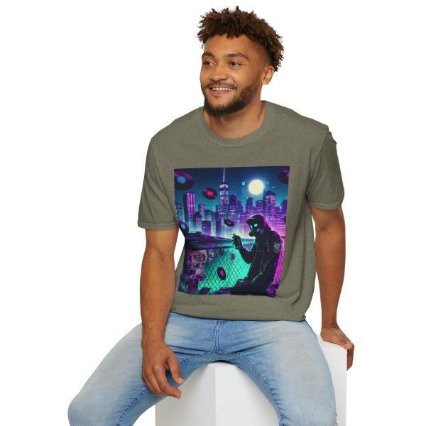 Urban Vibe Graphic Tee | Retro City Night T-Shirt, Music Lover Gift, Streetwear Style - Image 20