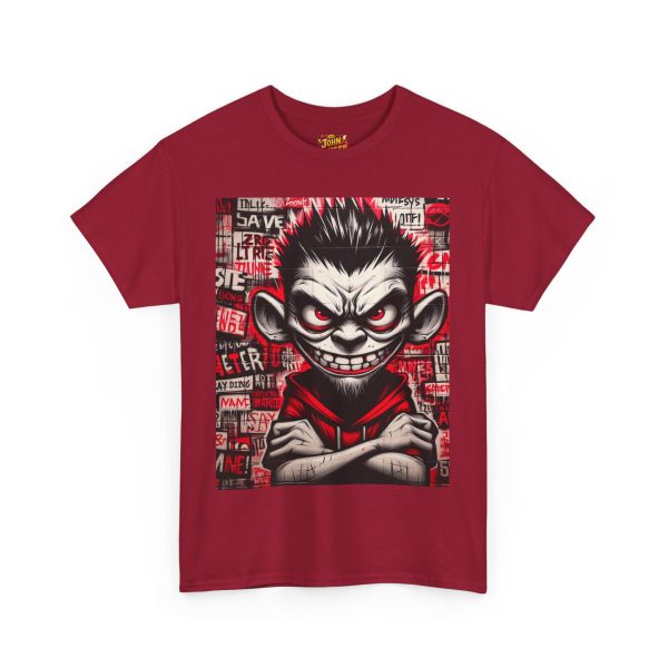 Edgy Graphic Tee for Rebels, Cool Unisex Heavy Cotton T-Shirt, Streetwear, Gift for Teen - Image 33