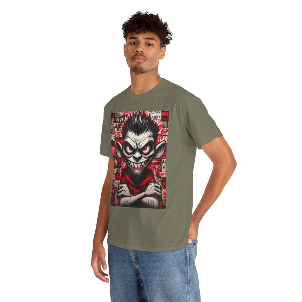 Edgy Graphic Tee for Rebels, Cool Unisex Heavy Cotton T-Shirt, Streetwear, Gift for Teen - Image 26
