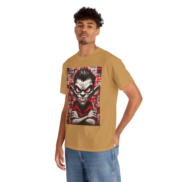 Edgy Graphic Tee for Rebels, Cool Unisex Heavy Cotton T-Shirt, Streetwear, Gift for Teen - Image 20