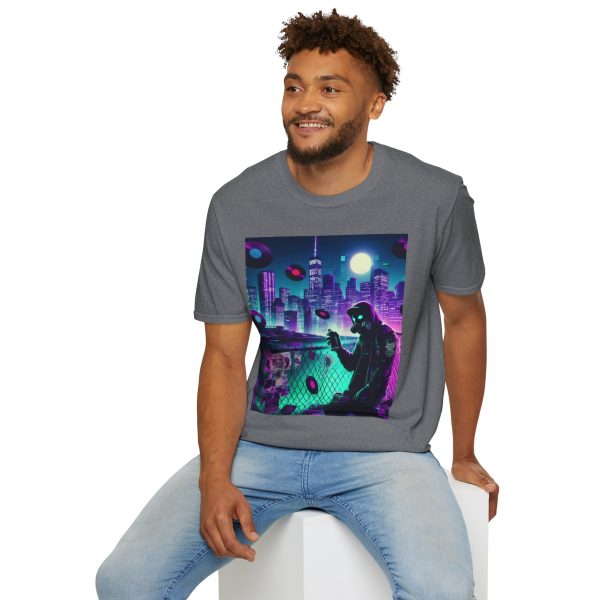 Urban Vibe Graphic Tee | Retro City Night T-Shirt, Music Lover Gift, Streetwear Style - Image 26