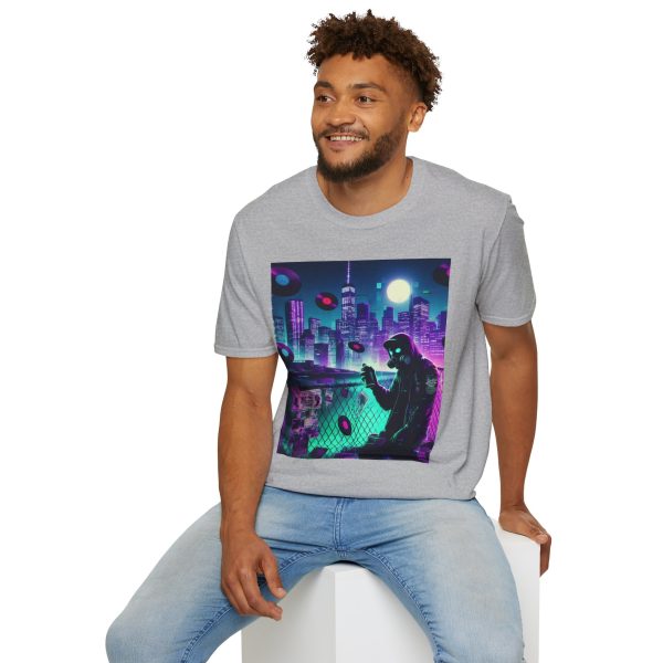 Urban Vibe Graphic Tee | Retro City Night T-Shirt, Music Lover Gift, Streetwear Style - Image 14