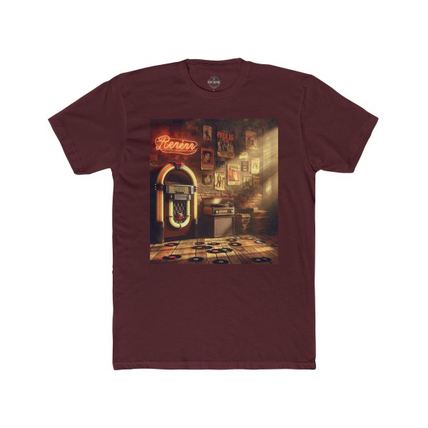Retro Jukebox Unisex Cotton Crew Tee, Vintage Music Shirt, Music Lover Gift, Nostalgic - Image 13