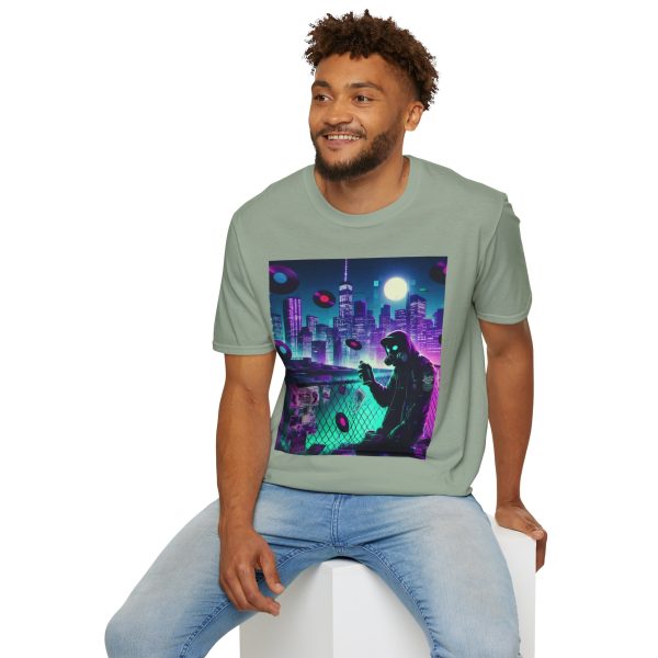 Urban Vibe Graphic Tee | Retro City Night T-Shirt, Music Lover Gift, Streetwear Style - Image 22