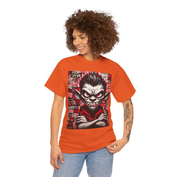 Edgy Graphic Tee for Rebels, Cool Unisex Heavy Cotton T-Shirt, Streetwear, Gift for Teen - Image 22