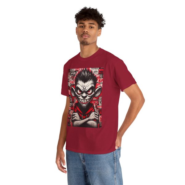 Edgy Graphic Tee for Rebels, Cool Unisex Heavy Cotton T-Shirt, Streetwear, Gift for Teen - Image 35