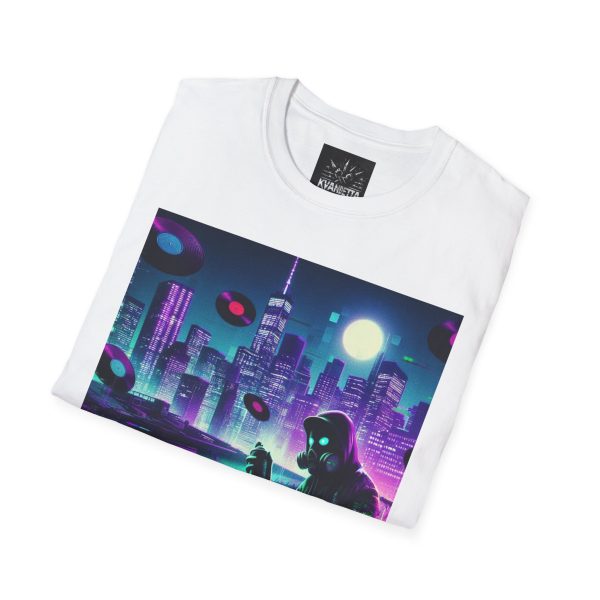 Urban Vibe Graphic Tee | Retro City Night T-Shirt, Music Lover Gift, Streetwear Style - Image 3