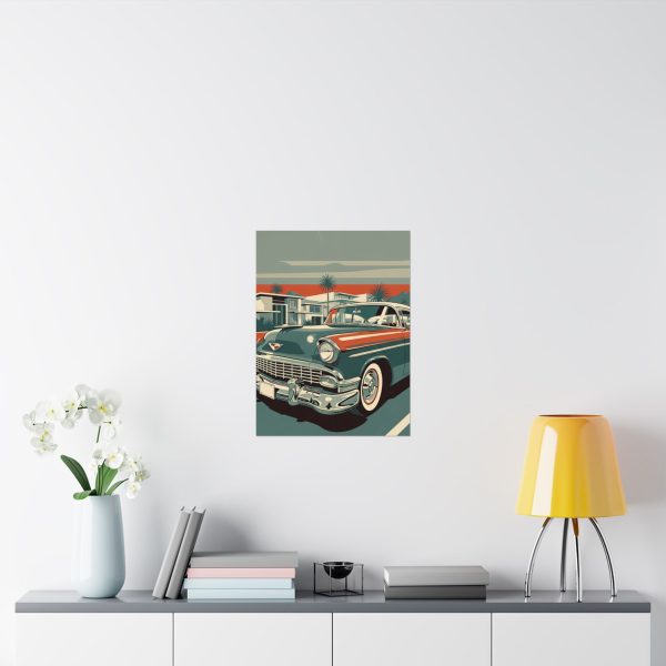 Vintage Car Satin Poster, Retro Wall Art, Classic Automobile Print, Home Decor, Gift for Car Lovers - Image 5
