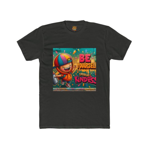 Inspirational Crew Tee for Kids - 'Be Yourself, Spread Kindness', Motivational T-Shirt - Image 11