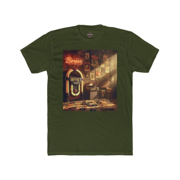 Retro Jukebox Unisex Cotton Crew Tee, Vintage Music Shirt, Music Lover Gift, Nostalgic - Image 10