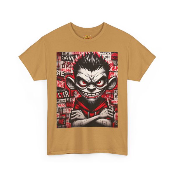 Edgy Graphic Tee for Rebels, Cool Unisex Heavy Cotton T-Shirt, Streetwear, Gift for Teen - Image 18